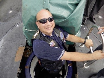 Crash Dive Member Peter Stephenson Inspecting USS Washington